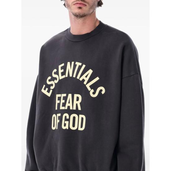 26FW 피어오브갓 긴팔 티셔츠 192SP266591F FABLK BLACK - FEAR OF GOD