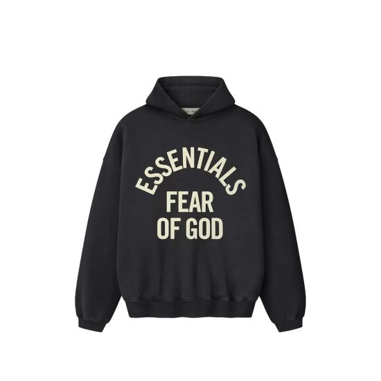 26FW 피어오브갓 후드 티셔츠 192SP266701F FABLK BLACK