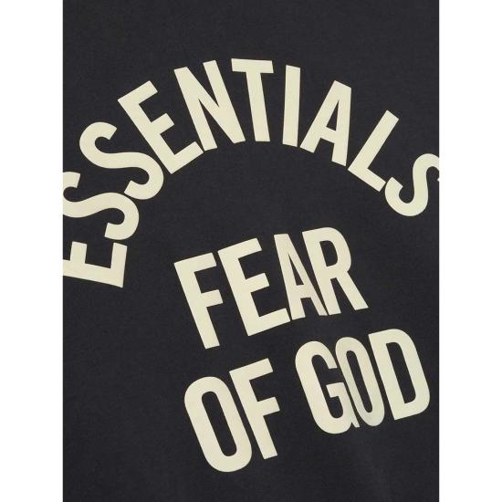 26FW 피어오브갓 후드 티셔츠 192SP266701F FABLK BLACK - FEAR OF GOD