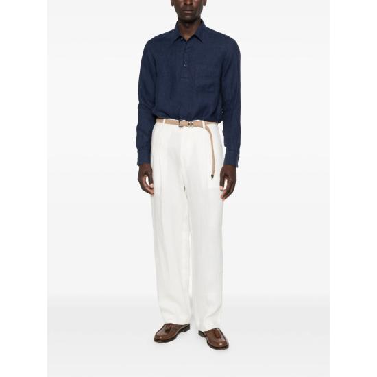 26SS 에르메네질도제냐 폴로 티셔츠 RUHX51A3 SRF13 007G BLUE - ERMENEGILDO ZEGNA