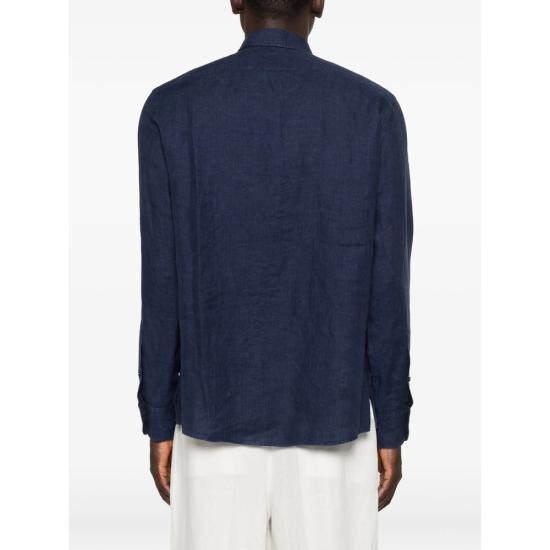 26SS 에르메네질도제냐 폴로 티셔츠 RUHX51A3 SRF13 007G BLUE - ERMENEGILDO ZEGNA