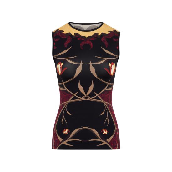 26SS 마린세르 민소매 티셔츠 WTO512A CJER0118 BK97 BLACK