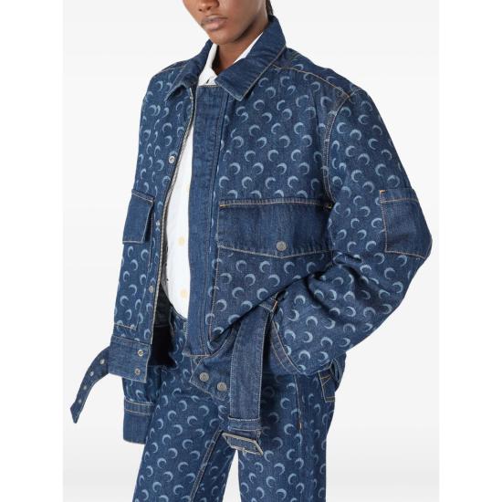 26SS 마린세르 데님 자켓 UJA088A RDEN0002 BL80 BLUE - MARINE SERRE