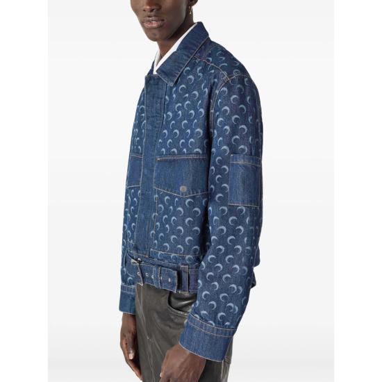 26SS 마린세르 데님 자켓 UJA088A RDEN0002 BL80 BLUE - MARINE SERRE