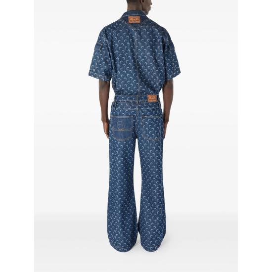 26SS 마린세르 데님 셔츠 MSI062A RDEN0002 BL80 BLUE - MARINE SERRE