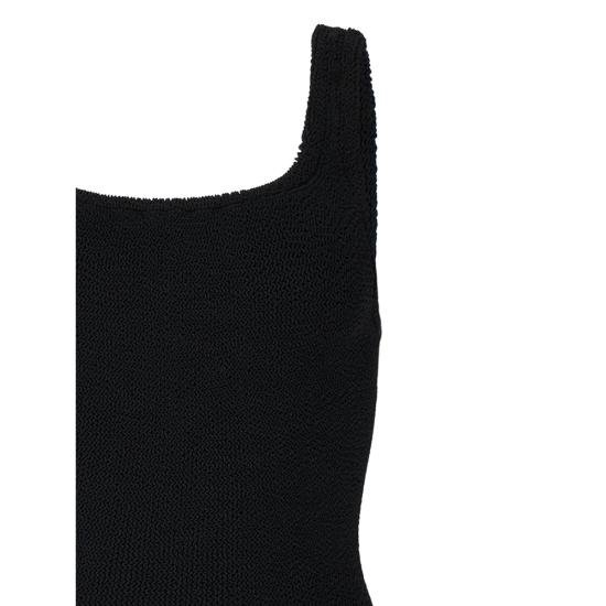 26SS 훈자 지 원피스 수영복 S SQUARE CR BLACK - HUNZA G