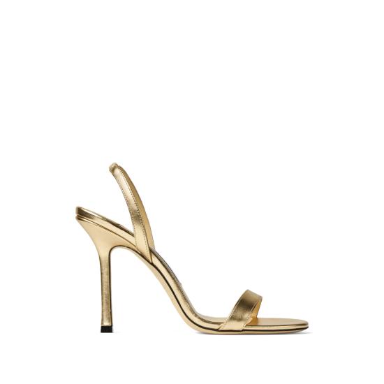 26FW 지미추 힐/펌프스 JENN 100 MNA GOLD
