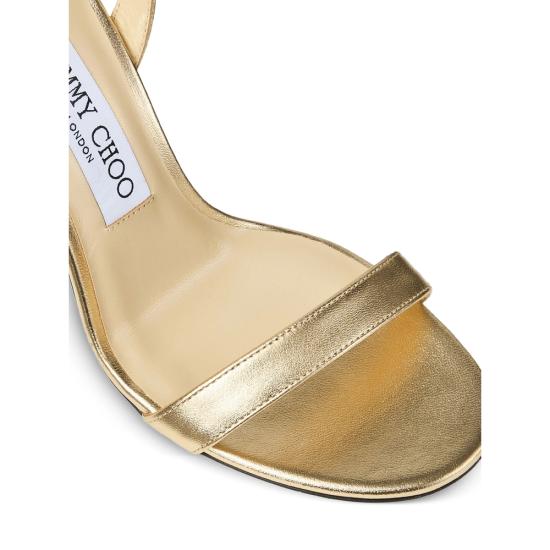 26FW 지미추 힐/펌프스 JENN 100 MNA GOLD - JIMMY CHOO