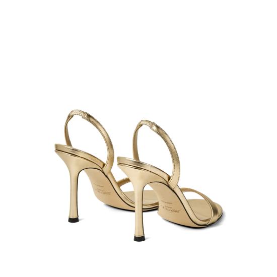 26FW 지미추 힐/펌프스 JENN 100 MNA GOLD - JIMMY CHOO