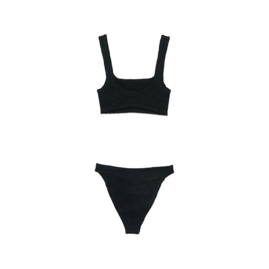 26SS 훈자 지 비키니 수영복 B XANDRA CR BLACK - HUNZA G