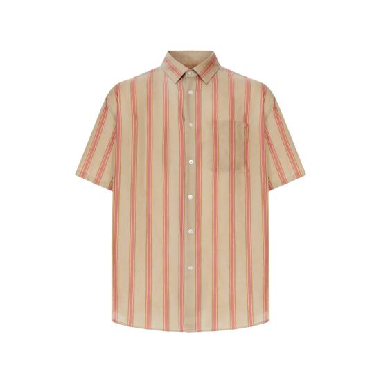 26SS 생로랑 반팔 셔츠 859781 Y2N33 9774 NEUTRALS PINK