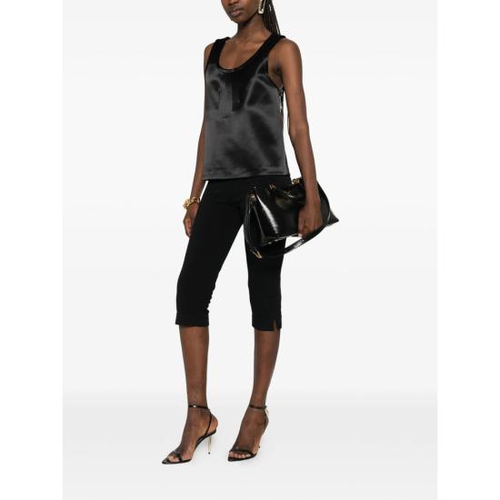 26SS 생로랑 민소매 티셔츠 863984 Y1K44 1000 BLACK - SAINT LAURENT