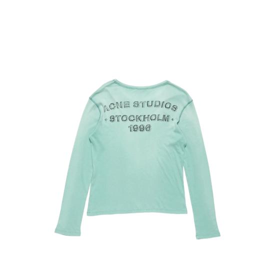 26SS 아크네 스튜디오 긴팔 티셔츠 CL0445 MINTG - ACNE STUDIOS