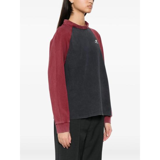 26SS 슈슈/통 긴팔 티셔츠 FSDFTO14 WWT701 GR100 GREY RED - SHUSHU/TONG