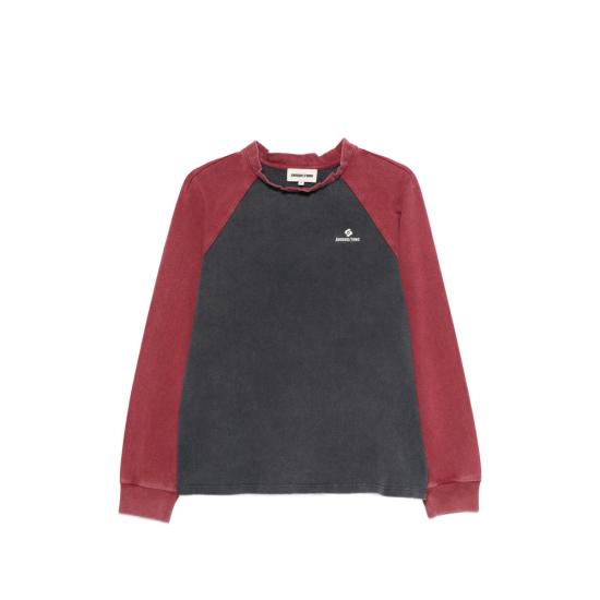 26SS 슈슈/통 긴팔 티셔츠 FSDFTO14 WWT701 GR100 GREY RED