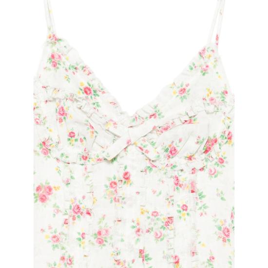 26SS 슈슈/통 민소매 티셔츠 FSDFTO05 ASA036 PT261 WHITE PINK - SHUSHU/TONG