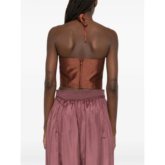 26SS 슈슈/통 민소매 티셔츠 FSDFTO06 FLA001 BN100 BROWN - SHUSHU/TONG