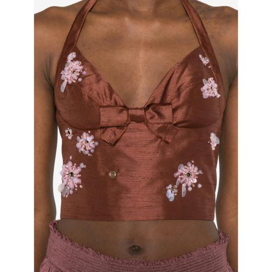 26SS 슈슈/통 민소매 티셔츠 FSDFTO06 FLA001 BN100 BROWN - SHUSHU/TONG