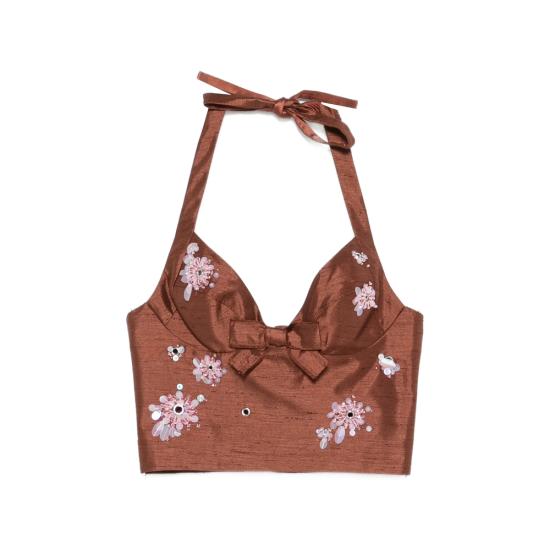 26SS 슈슈/통 민소매 티셔츠 FSDFTO06 FLA001 BN100 BROWN