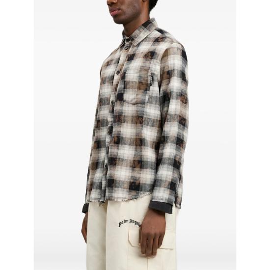 26SS 팜앤젤스 긴팔 셔츠 PMGE04DS26 FAB001 1003 BROWN NEUTRALS - PALM ANGELS