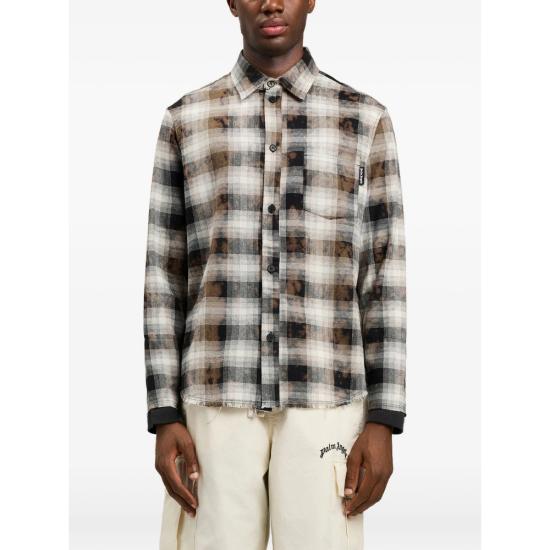 26SS 팜앤젤스 긴팔 셔츠 PMGE04DS26 FAB001 1003 BROWN NEUTRALS - PALM ANGELS