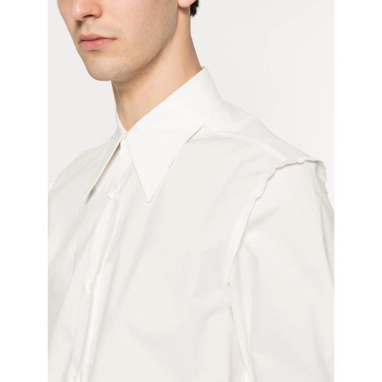26SS MM6 메종마르지엘라 긴팔 셔츠 M35256 SH2DT0047 101 WHITE - MM6 MAISON MARGIELA