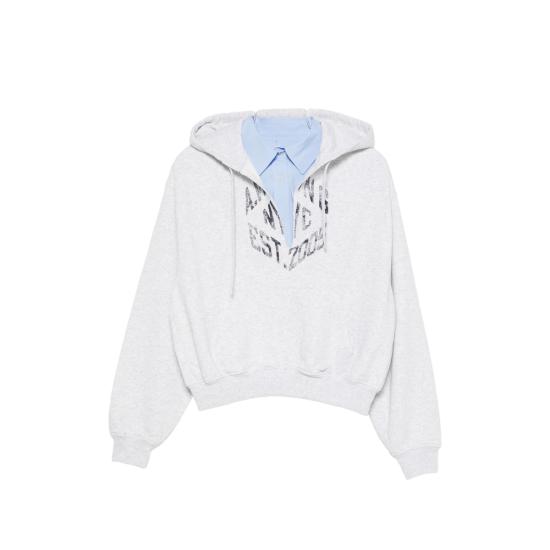 26SS 알렉산더 왕 후드 티셔츠 1CC2261307 459D GREY