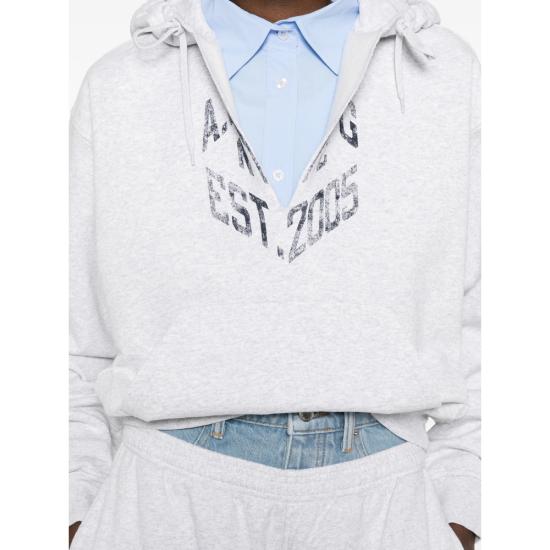26SS 알렉산더 왕 후드 티셔츠 1CC2261307 459D GREY - ALEXANDER WANG