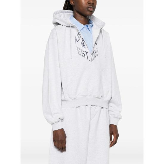 26SS 알렉산더 왕 후드 티셔츠 1CC2261307 459D GREY - ALEXANDER WANG