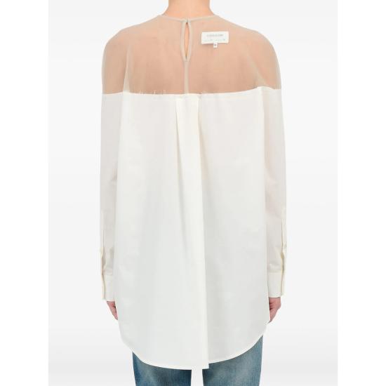 26SS MM6 메종마르지엘라 셔츠 M35256 S62NH0053 101 WHITE NEUTRALS - MM6 MAISON MARGIELA