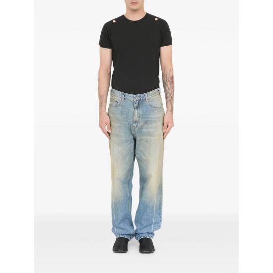 26SS MM6 메종마르지엘라 스트레이트 팬츠 M30055 SH2LA0053 964 BLUE NEUTRALS - MM6 MAISON MARGIELA