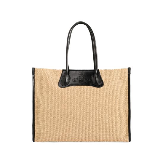26SS 비비안웨스트우드 토트백 4D01000LU W01D0 B402 NEUTRALS - VIVIENNE WESTWOOD