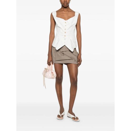 26SS 비비안웨스트우드 민소매 티셔츠 15050012 W01EN A207 WHITE - VIVIENNE WESTWOOD