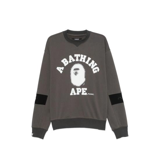 26SS 베이프 후드 티셔츠 001SWM331901C BLACK GREY BLACK