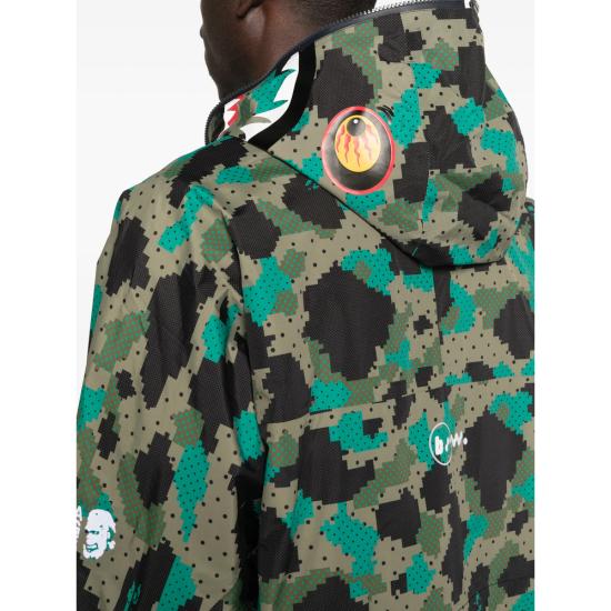 26SS 베이프 자켓 001LJM331902C GREEN GREEN BLACK - BAPE