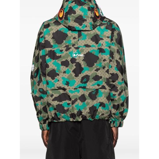 26SS 베이프 자켓 001LJM331902C GREEN GREEN BLACK - BAPE