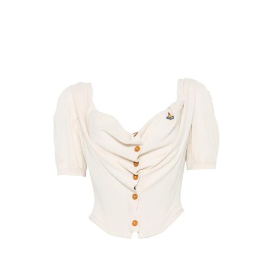 26SS 비비안웨스트우드 블라우스 1803007P Y003F A408 NEUTRALS