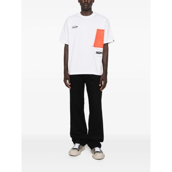 26SS 베이프 반팔 티셔츠 001CSM331903C WHITE - BAPE
