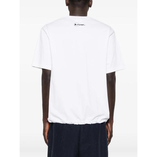 26SS 베이프 반팔 티셔츠 001CSM331904C WHITE SILVER - BAPE