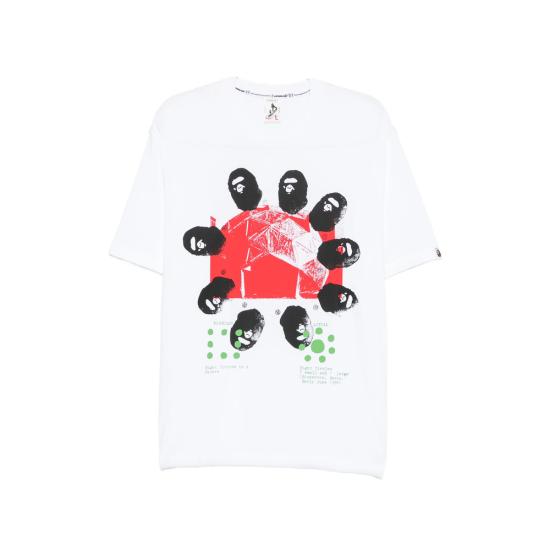 26SS 베이프 트레이닝 티셔츠 001CSM331906C WHITE