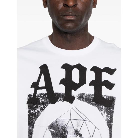 26SS 베이프 반팔 티셔츠 001LTM331902C WHITE - BAPE