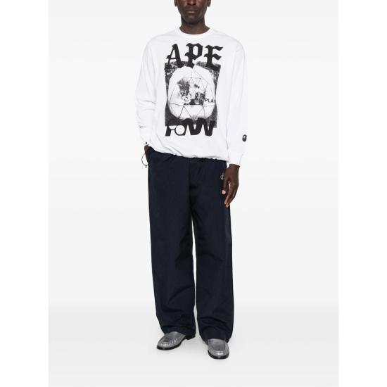 26SS 베이프 반팔 티셔츠 001LTM331902C WHITE - BAPE
