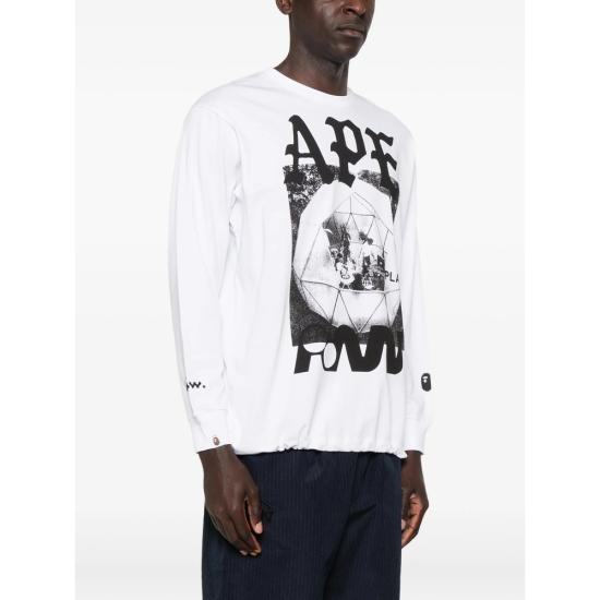 26SS 베이프 반팔 티셔츠 001LTM331902C WHITE - BAPE