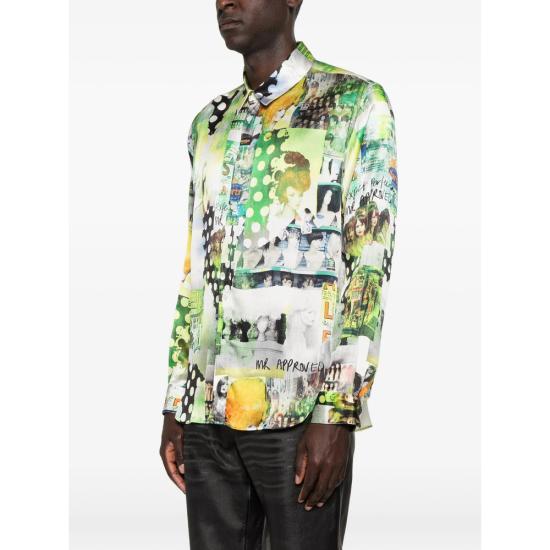 26SS 마틴로즈 긴팔 셔츠 401WF09422 GRN GREEN WHITE - MARTINE ROSE