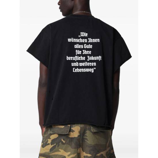 26SS 대거 반팔 티셔츠 10012 ALLES GUTE BLACK - DAGGER