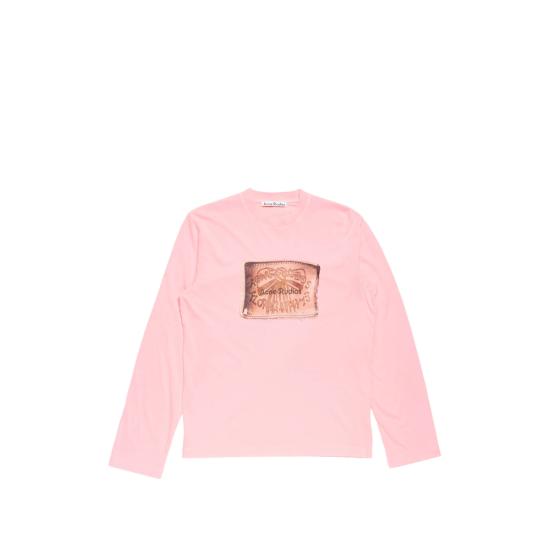 26SS 아크네 스튜디오 긴팔 티셔츠 CL0459 NPINK
