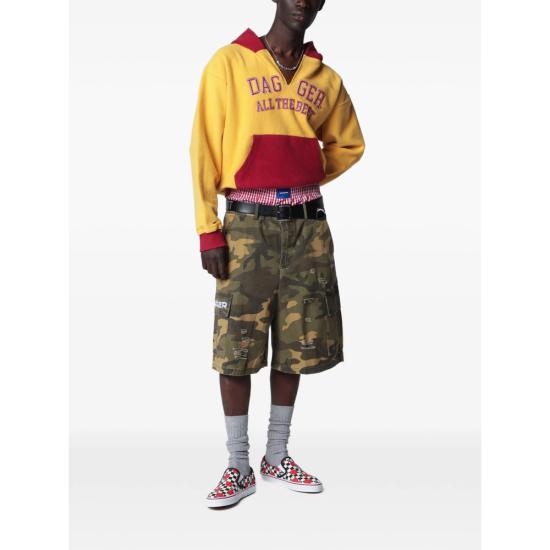 26SS 대거 후드 티셔츠 10010 VARSITY BL YELLO YELLOW RED - DAGGER