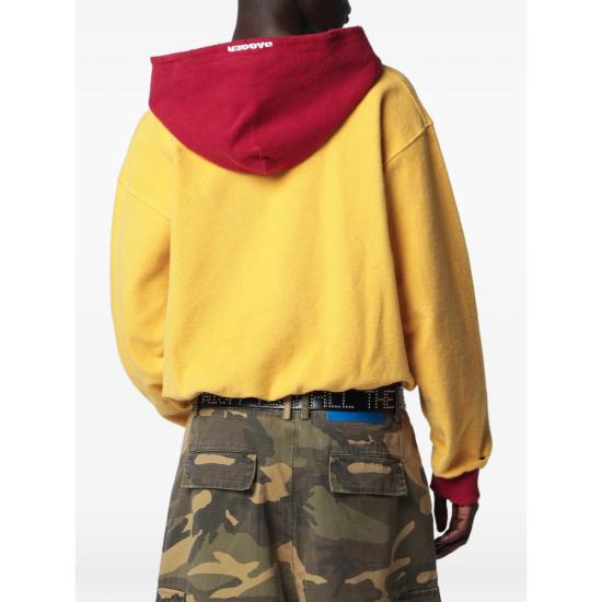 26SS 대거 후드 티셔츠 10010 VARSITY BL YELLO YELLOW RED - DAGGER