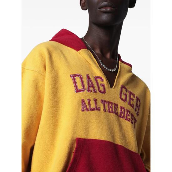 26SS 대거 후드 티셔츠 10010 VARSITY BL YELLO YELLOW RED - DAGGER