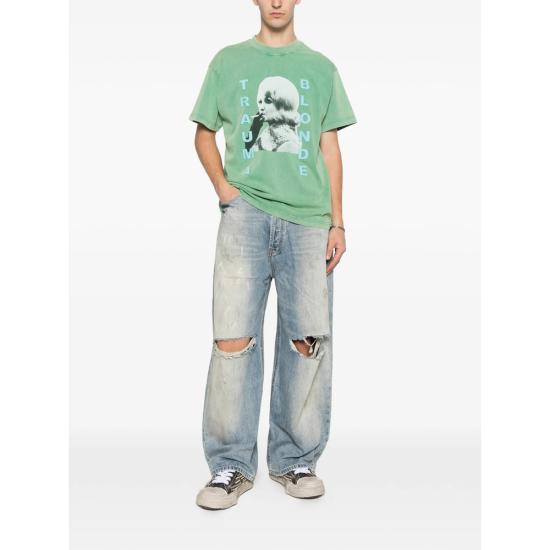 26SS 대거 반팔 티셔츠 11001 TRAUMA BLO GREEN - DAGGER